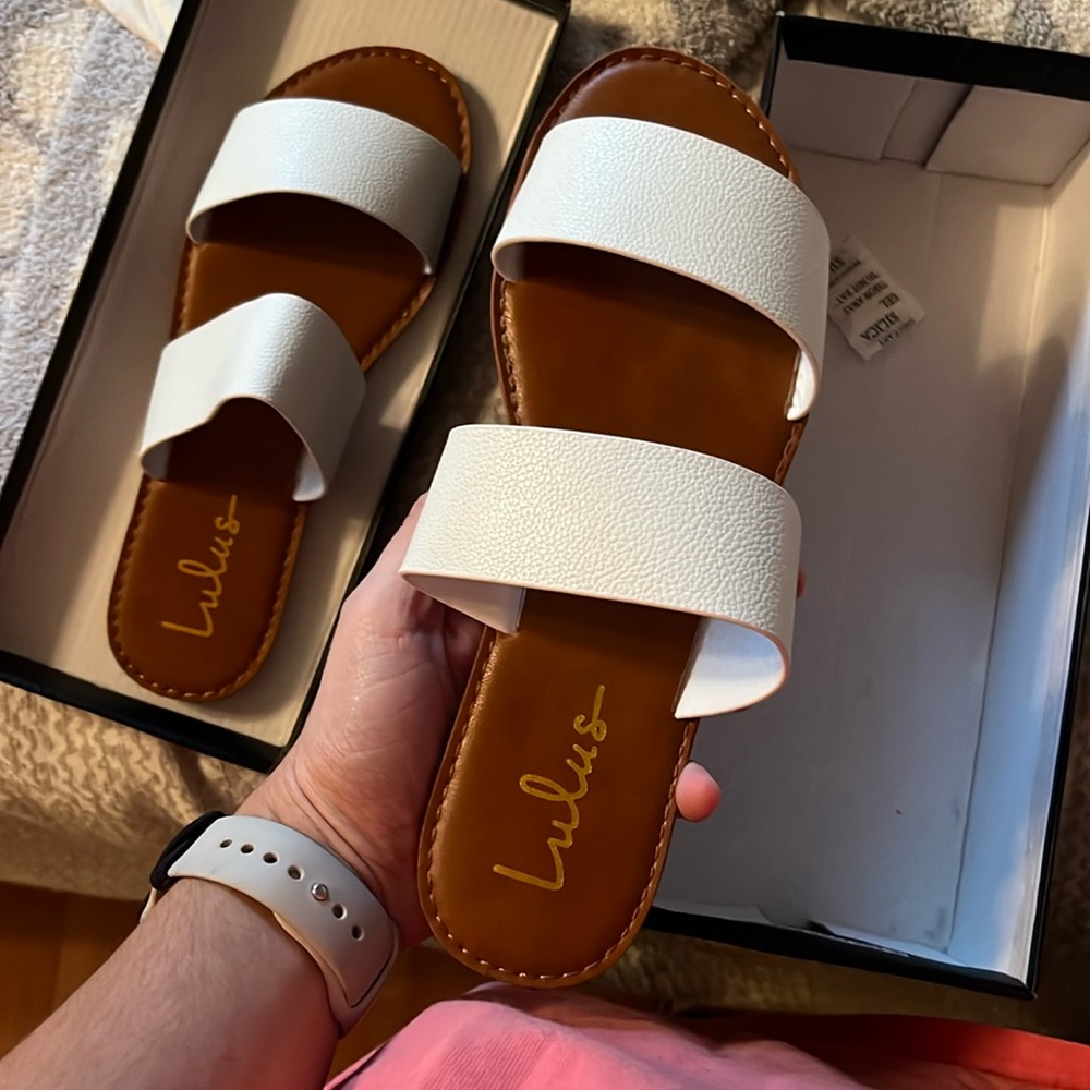 Lulus White Sandals